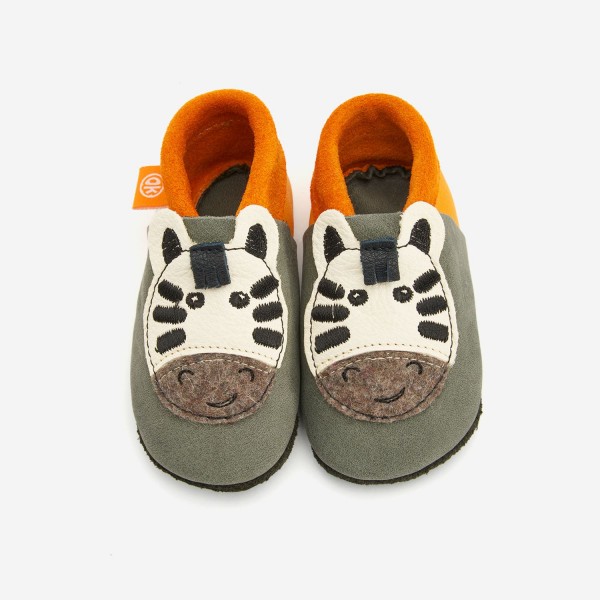Orangenkinder Lauflernschuh Zebra 24/25