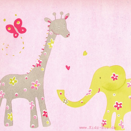 Camengo Tiertapete rosa 524165