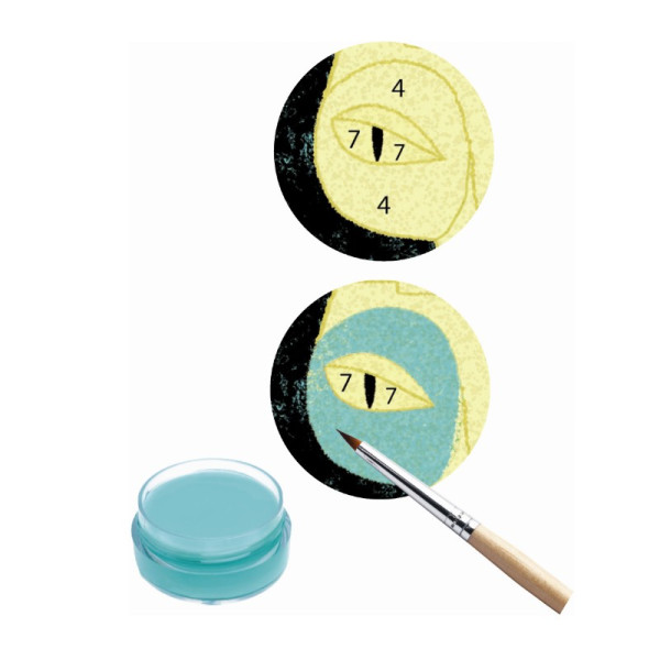 Djeco Gouache Malset Drachen 7+