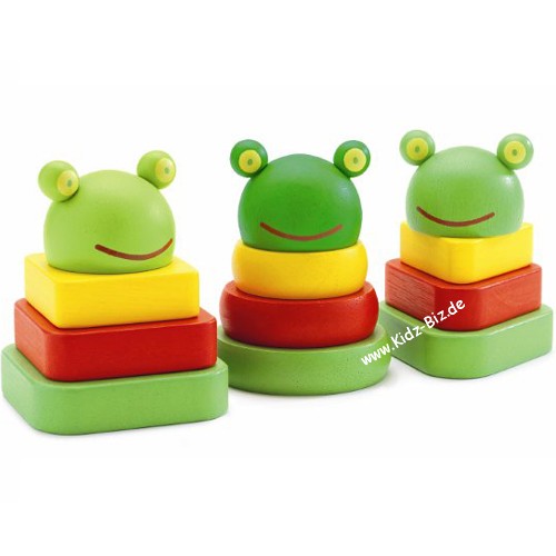 Djeco Steckspiel Froggy Trio 2+