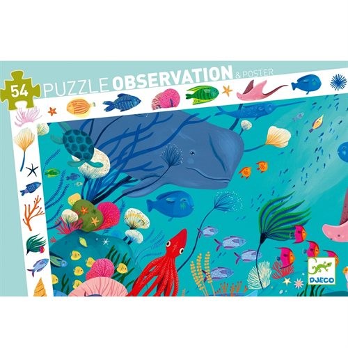 Djeco Entdeckerpuzzle Aquatic 4+