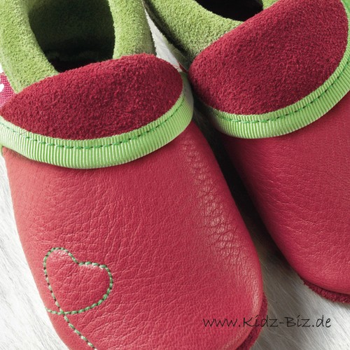 Pololo Lauflernschuh Sunshine Himbeere Gr. 22/23