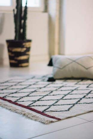 Lorena Canals Teppich Bereber CrissCross 140x210 cm waschbar