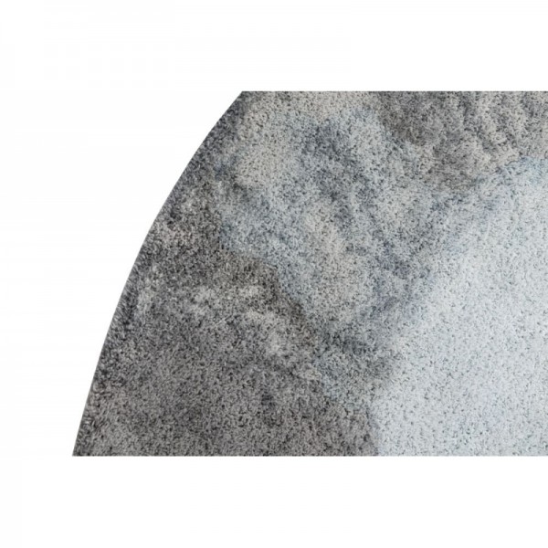 Lorena Canals waschbarer Kinderteppich rund Tie-Dye Vintage Blau