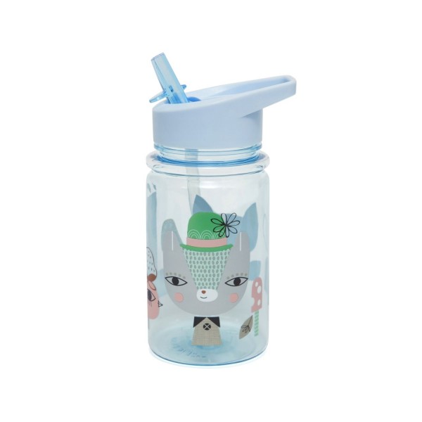 Petit Monkey Trinkflasche Lama and Friends hellblau