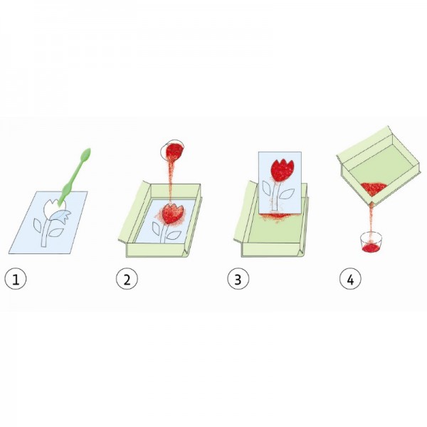 Djeco Sandbild Im Freien 4+