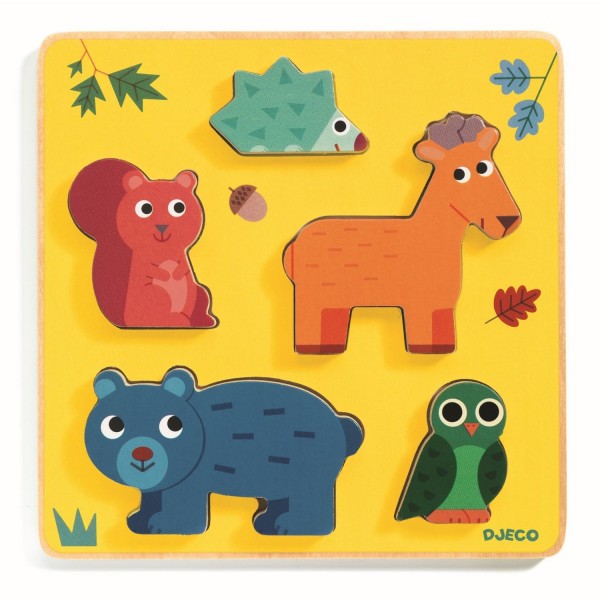 Djeco Relief Puzzle Frimours 1+