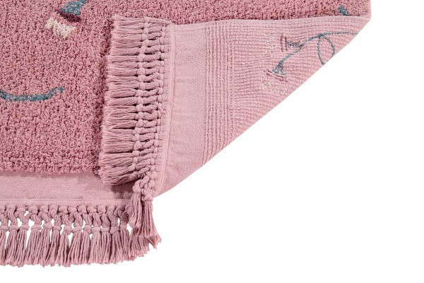 Lorena Canals waschbarer Kinderteppich English Garden Rosa