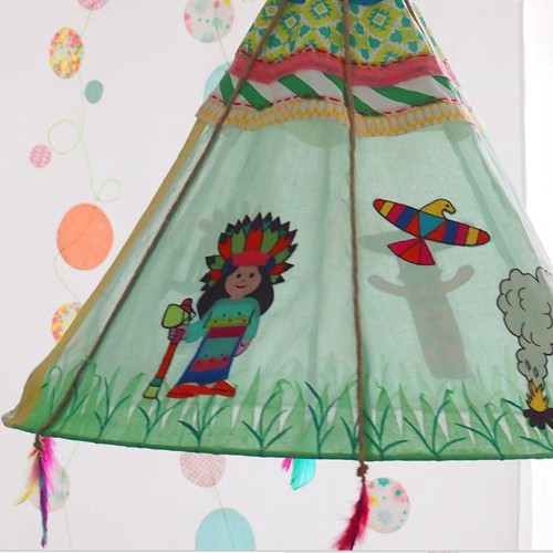 Taj Wood & Scherer Kinderlampe Tipi Zelt