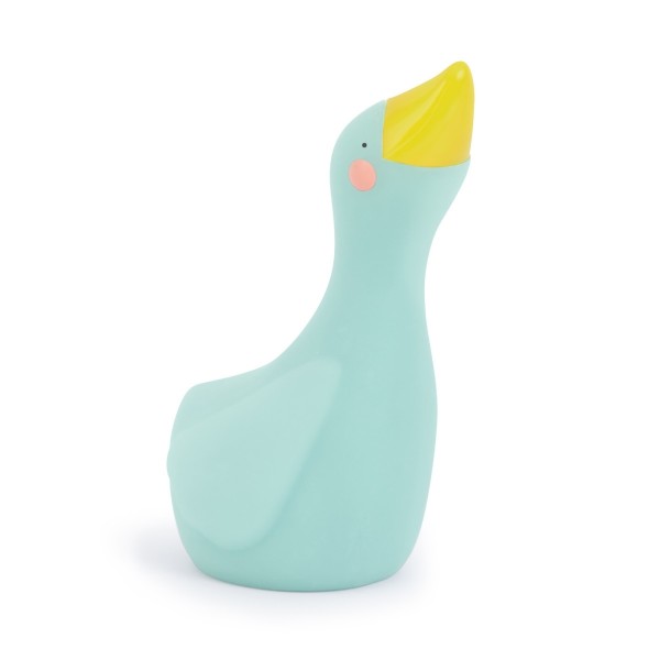 Moulin Roty Nachtlicht Gans Olga hellblau mit USB Kabel