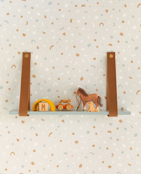 Eijffinger Vlies Kindertapete Mosaik beige