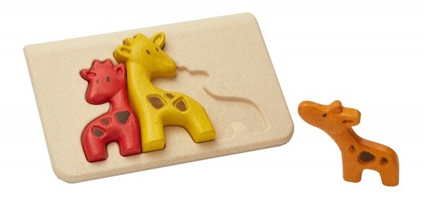 Plantoys Holzpuzzle Giraffe 18+