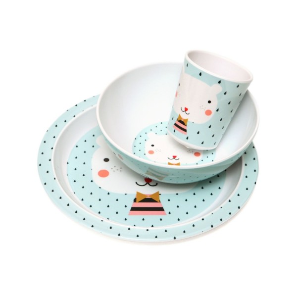 Petit Monkey Melamin Becher Bär Tropfen