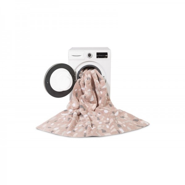 Lorena Canals Kinderteppich Terrazzo Rosa Quartz 140x200cm