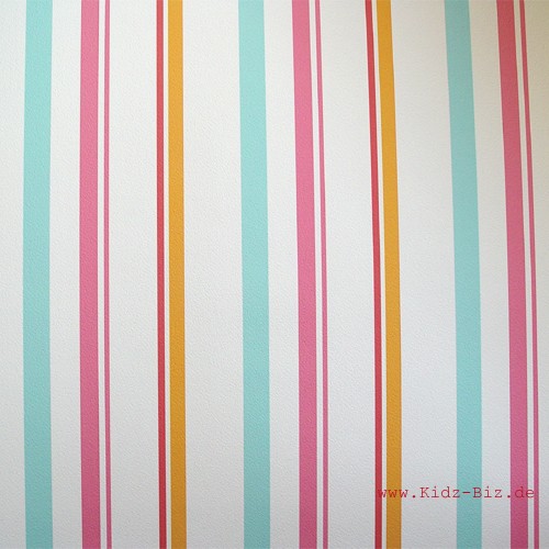 Caselio Streifentapete Boheme hellblau