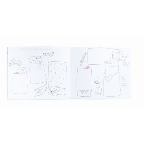 Moulin Roty niedliches Malbuch 3+-