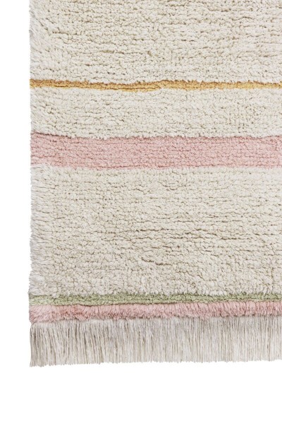 Lorena Canals Teppich Lanes natural vintage nude waschbar 90x130cm