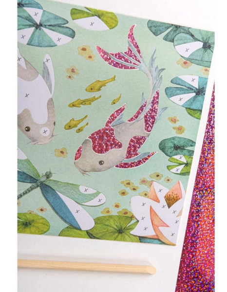 Moulin Roty Bastelset Metallfolien Bilder 6+