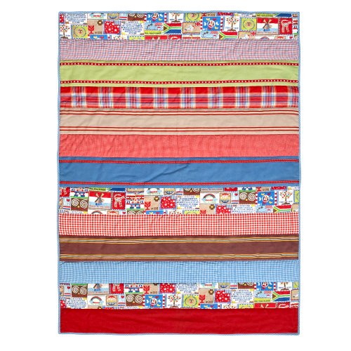 Room Seven Patchworkdecke Streifen Boys 110x150
