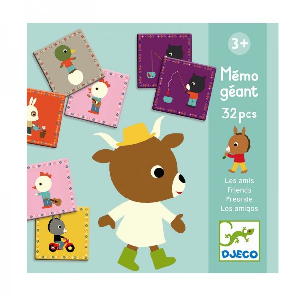 Djeco Memory Spiel Freunde 3+