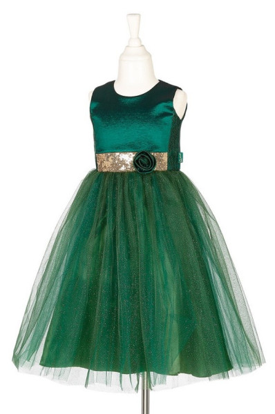 Souza Prinzessinnenkleid Luisa Smaragdgrün 8-10 Jahre