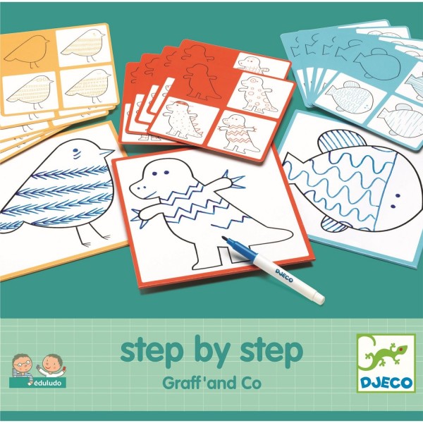 Djeco Eduludo Step by Step Graff and Co 3+