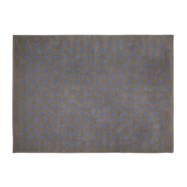Lorena Canals Teppich grau Sterne blau