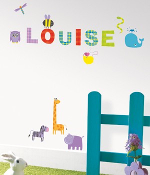 Caselio Wandsticker buntes ABC