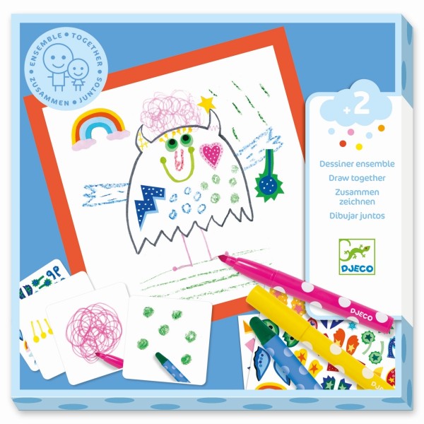 Djeco Zeichnen lernen Kleine Monster 3+
