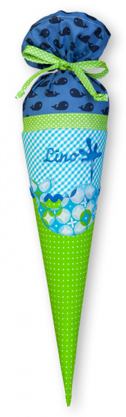 Crepe Suzettes Geschwistertüte Wal Lino