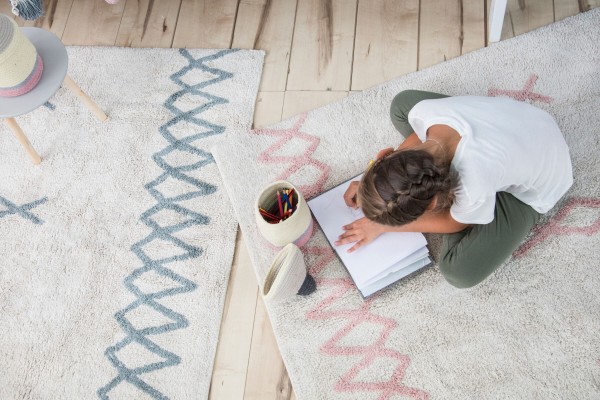 Lorena Canals waschbarer Kinderteppich Atlas Vintage Blue