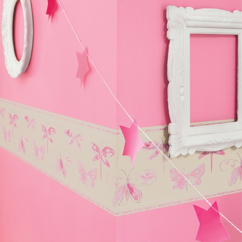 Caselio Bordüre Schmetterlinge aqua 66206099