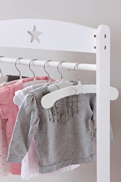 Kids Concept Holz Kleiderbügel Stern Weiss