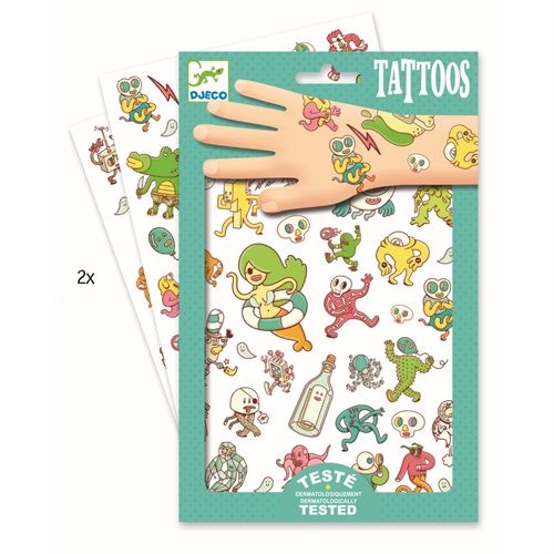 Djeco Tattoos Witzfiguren 3+