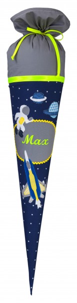 Crepes Suzette Schultüte mit Namen Astronaut Weltall