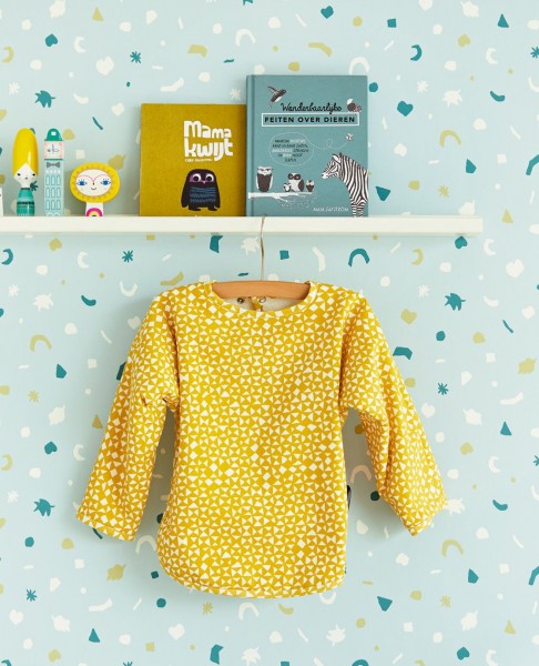 Eijffinger Vlies Kindertapete Mosaik blau