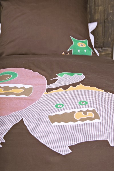 Lausejungen Monster Nachtleuchtende Bettwäsche 135x200cm