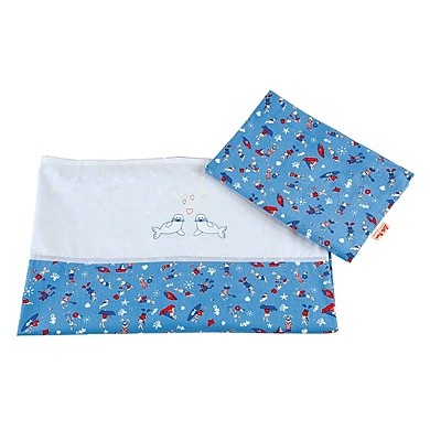 Käthe Kruse Kinderbettwäsche Calamari 00x135 cm