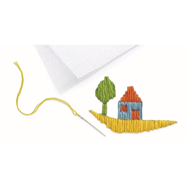 Djeco Wollbilder Plattstich Mädchen 6+