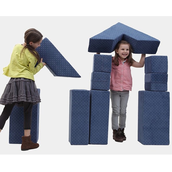 Plumplori Spielwürfelset Batu Pünktchen blau