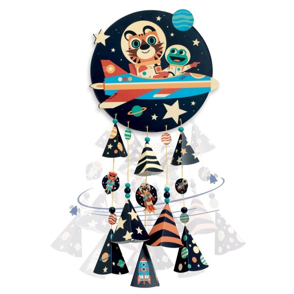 Djeco Do it Yourself Windspiel Bastelset Stars 5+