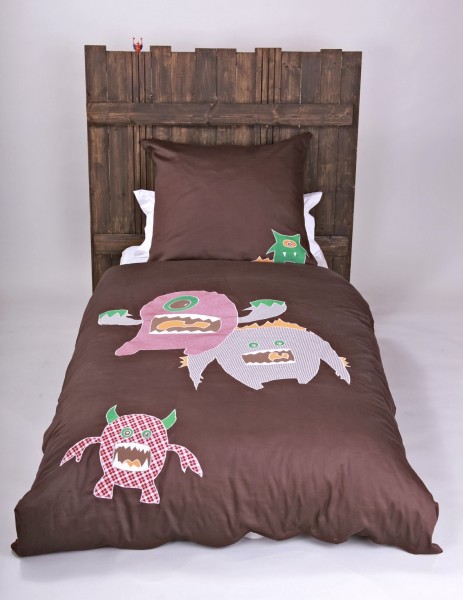 Lausejungen Monster Nachtleuchtende Bettwäsche 135x200cm