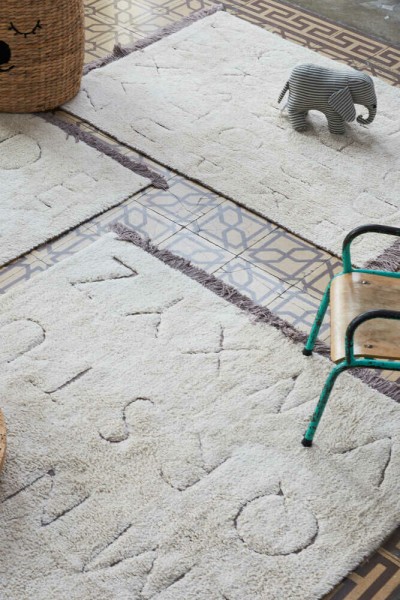 Lorena Canals Teppich ABC waschbar 90x130cm Rugcycled XS