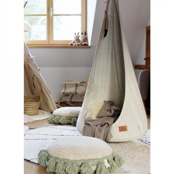 Lorena Canals runder Kinderteppich Trace Beige