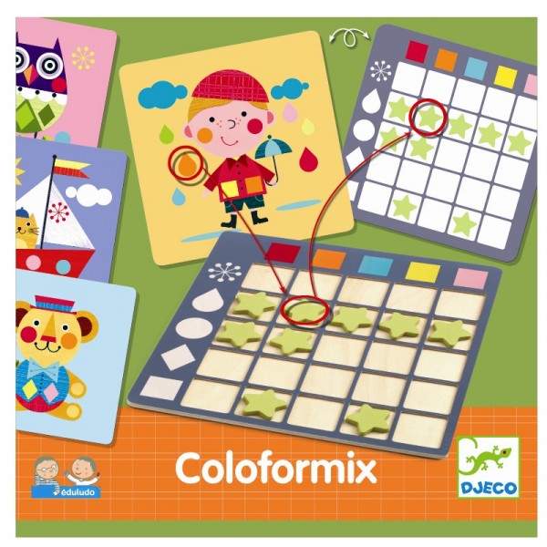 Djeco Eduludo Spiel Coloformix 3+