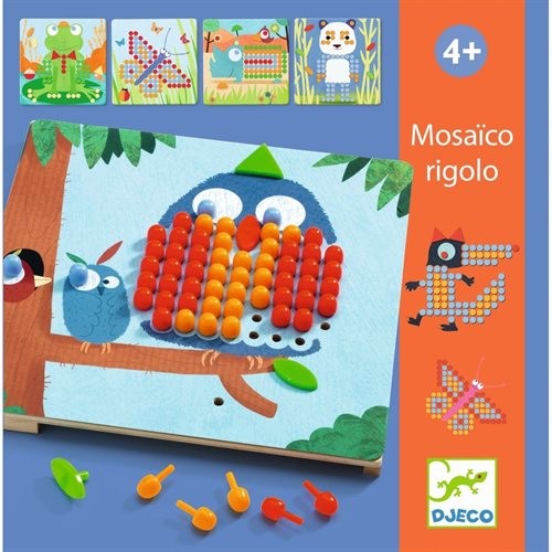 Djeco Steckspiel Mosaiko Rigolo 3+