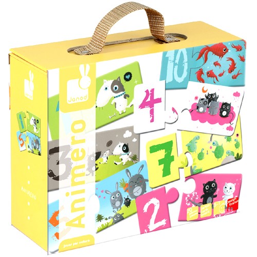Janod Duo Puzzle Zahlen 3+