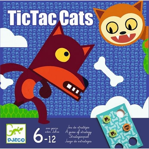 Djeco Strategiespiel TicTac Cats 6+