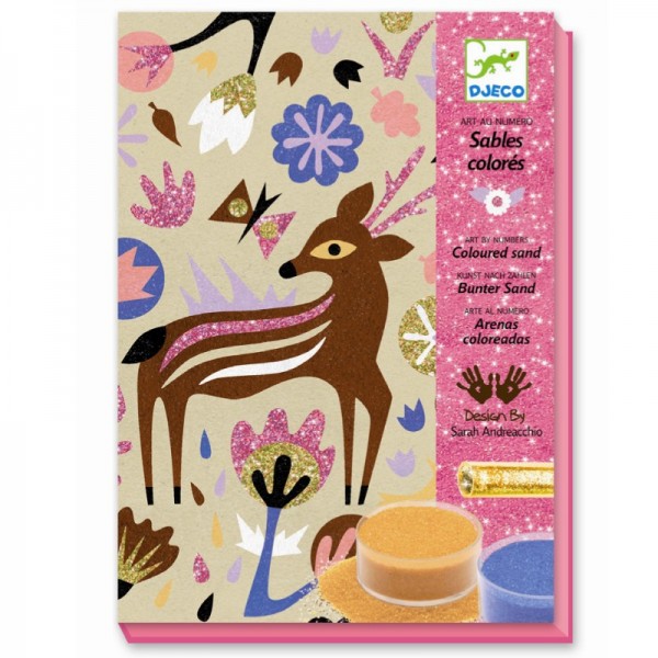 Djeco Bastelset Glitzerbilder Wonderland 6+