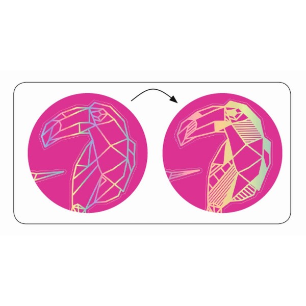 Djeco Kratzbilder Sticker Diamand 6+